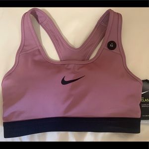 Nike sports bra XS (brand new) in mauve color